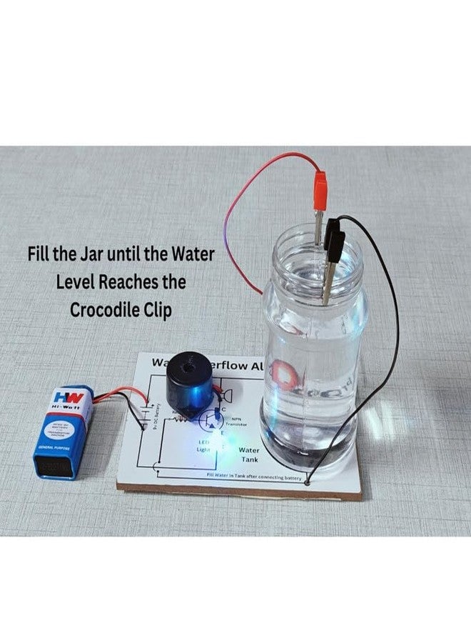 ESPTRONICS Water Level Indicator Overflow Alarm Science Project Working Model Experiment Kit for School Students - Image 5